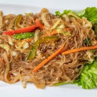 30. Jap Chae · Sautéed sweet potato noodles with vegetables in a sweet soy sauce and sesame oil.