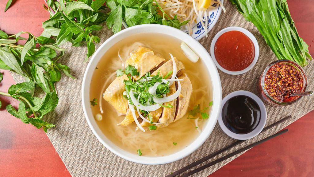 22. Pho Ga Tuoi · Fresh ranch chicken noodle soup.