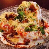Kachori Chaat- New! (3pcs) · On popular demand !
Famous street food .Puffed and flaky kachori stuffed with lentils and gr...