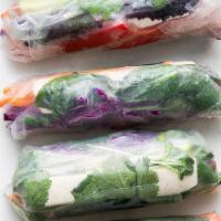 Vegan Roll · tofu, avocado,noodle,carrot,cucumber,lettuce,mint,beet