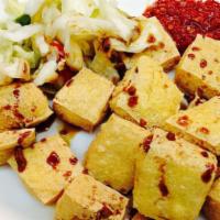 Deep Fried Stinky Tofu · 炸臭豆付