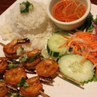 C7. Rice Grilled Shrimp · Cơm Tôm Nướng