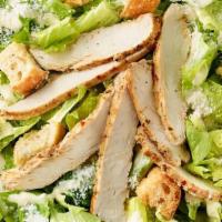 Chicken Caesar Salad · Grilled marinated chicken in caesar salad dressing.
