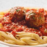 Spaghetti with Marinara Sauce · Featuring our own homemade tomato sauce with herbs and spices. Served with french bread and ...