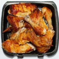 8 Pieces Rotisserie Chicken Only · Whole chicken cut into eight pieces.