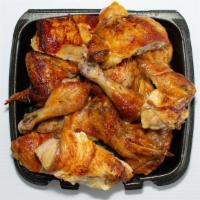 12 Pieces Rotisserie Chicken Only · 1 1/2 chickens cut into 12 pieces.