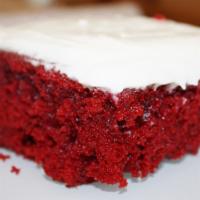 Red Velvet Cake · Individual Red Velvet Cake Square
Butter Cream Cheese Frosting
