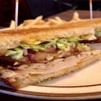 Grilled Chicken Sandwich · Marble Rye, Thousand Island Dressing, Lettuce, Tomato, Salt & Pepper,onions, Grilled Chicken...