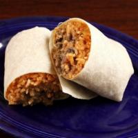 Regular Burrito · Your choice of meat, rice, beans, and salsa.