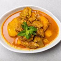 Pumpkin Pork · Gluten free. Slowly cooked pumpkin stew with a touch of turmeric powder, garlic, onions and ...