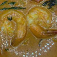 Pineapple Curry แกงคั่วสัปปะรด · A red spicy and savory coconut-milk based curry with pineapple, broccoli, bamboo shoats. zuc...