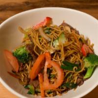 Ngoe-Thuk · Dry. Stir-fried noodles with your choice of meat (beef or chicken or pork or lamb), bok choy...