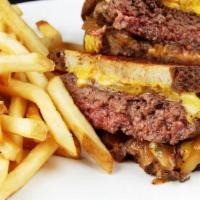 PATTY MELT.. · grilled onions, american cheese, marble rye