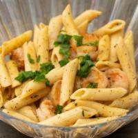 Shrimp pasta &  Baked Fish · 