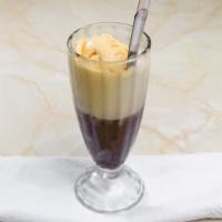 Red Bean Drink with Ice Cream · 