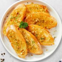 Great Garlic Bread · (Vegetarian) Housemade bread toasted and garnished with butter, garlic, and parsley.