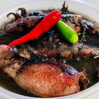 Adobong Pusit (12 oz) · Filipino style squid stew