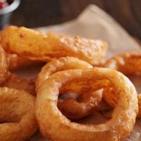 Onion Rings.. · Sliced onions battered and fried