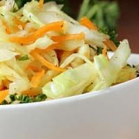 Cole Slaw.. · Shredded cabbage and carrots tossed in a creamy dressing