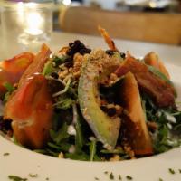 BLTA Salad · Organic arugula, organic butter lettuce, avocado, heirloom tomatoes, crispy bacon, house-mad...