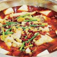 2. Sliced Beef Soup with Tofu 豆花牛肉 · Spicy.