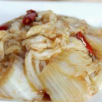 6. Stir-Fried Cabbage 炝炒白菜 · Spicy.