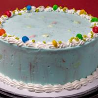 Cake · 9 inches Ice Cream Cake decorated and personalized. This Item must be ordered 3 days ahead, ...