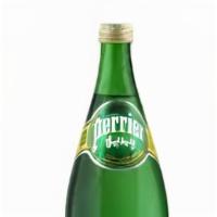 Perrier · Sparkling mineral water. Served cold.