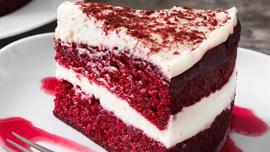 Red Velvet Cupcake  · Red velvet cake with luscious cream cheese frosting.