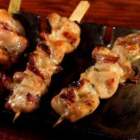Chicken Yakitori (3 Skewers) · Boneless chicken marinated then grilled.