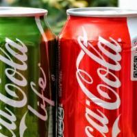 Soft Drinks (Can) · Coke, Diet Coke, 7up, Sparkling Water