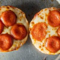 Pizza Bagel w/ pepperoni · 
