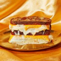 Lucky 7 Seven Cheese Grilled Cheese · Say cheese to this cheesy delicious grilled concoction of melty gooey cheddar, jack, mozzare...