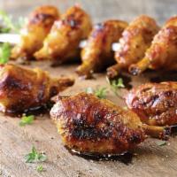 Frango · (1lb. ; 5 - 6 legs) Marinated Chicken Legs. Contains gluten.. Prepared fresh daily by our Br...
