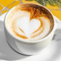 Cappuccino · Single shot of espresso, a little steamed milk and foam