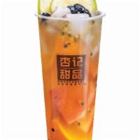 Fresh Super Mix Fruits Green Tea超级水果四季春 · Fruit tea lovers' FAV!
Fresh fruit includes watermelon, blueberry, strawberry, cantaloupe, o...