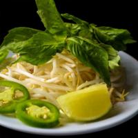 Beansprouts, Basil, Lime · 
