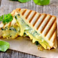Spinach Panini · Our staff favorite spinach panini.