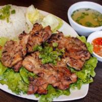 Cơm Gà Nướng · BBQ chicken rice plate