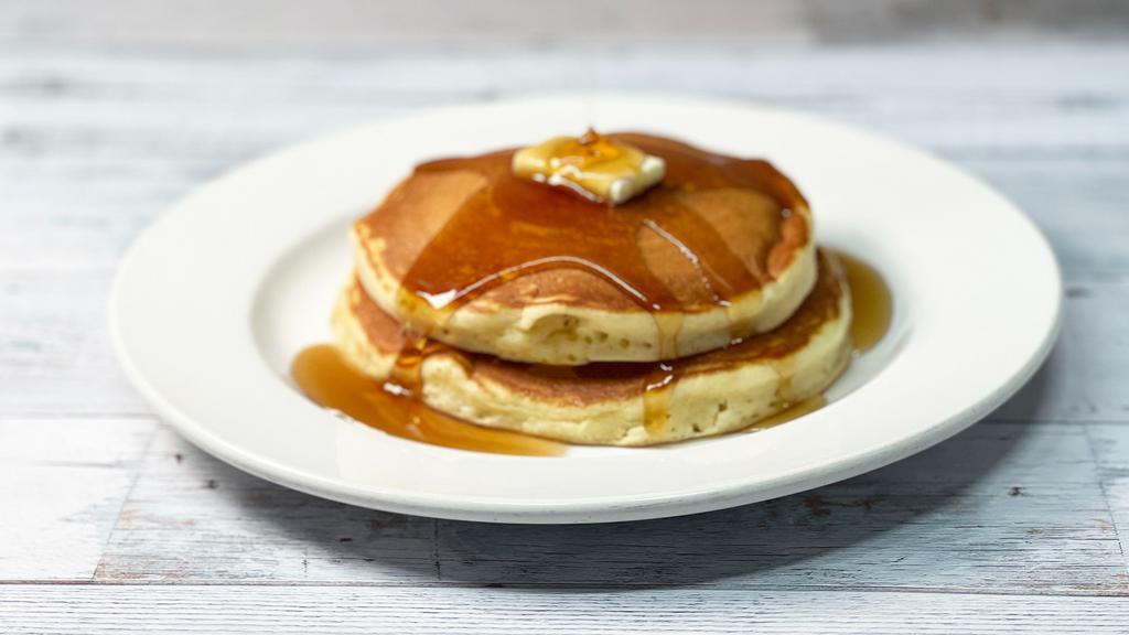 Short Stack · Two buttermilk pancakes.