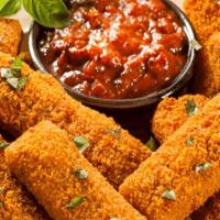 Mozzarella sticks · Come with 6 Mozzarella sticks and House special spicy ketchup