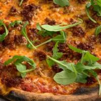 Limited Edition: Pizza De Chorizo · For a limited time, in partnership with famous, family-owned bay area specialty meats compan...