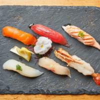 Nigiri Tasting · chef’s selection of six kinds of seasonal sushi of the day