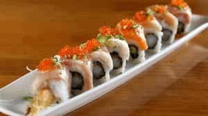  Rainbow · Assorted fish, shrimp tempura, and avocado. Classic Roll.