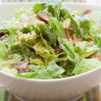 Caesar Salad · Fresh, crisp romaine lettuce, toasted croutons, parmesan cheese and tasty Caesar dressing on...