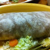Burritos (À La Carte) · Two small burritos with your choice of chicken, beef or pork. Served with salad.