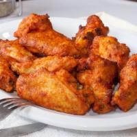 Buffalo Wings · With ranch sauce.
