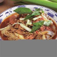 #2. Hu Tieu Sate · Beef sate rice stick