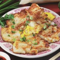 #29. Banh Cu Cai Chien Trung · Fried daikon egg flour cake