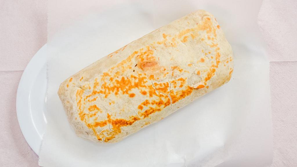 Quesadilla Burrito · A burrito folded over like a quesadilla. Choice of meat, cheese, whole beans, and bell papers.